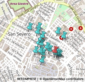 Mappa Corso Giuseppe Garibaldi, 71016 San Severo FG, Italia (0.178)