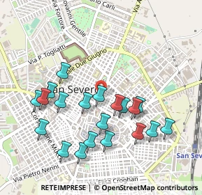 Mappa Corso Giuseppe Garibaldi, 71016 San Severo FG, Italia (0.52)