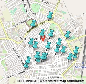 Mappa Corso Giuseppe Garibaldi, 71016 San Severo FG, Italia (0.496)