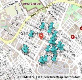 Mappa Via Giuseppe de Cesare, 71016 San Severo FG, Italia (0.2205)