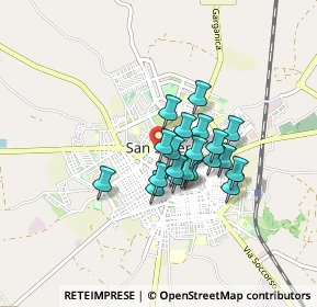 Mappa Via Giovan Battista Oliva, 71016 San Severo FG, Italia (0.6185)