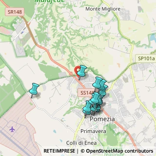 Mappa Km 27.800, 00071 Pomezia RM, Italia (1.975)