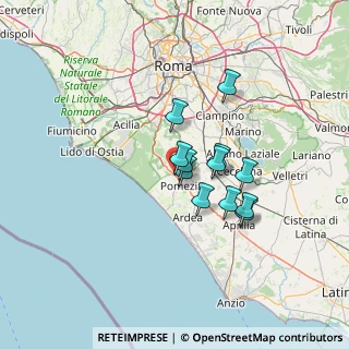 Mappa Km 27.800, 00071 Pomezia RM, Italia (10.14583)