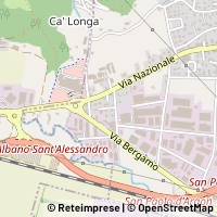 Kort San Paolo d'Argon