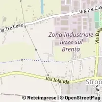 지도 Tezze sul Brenta