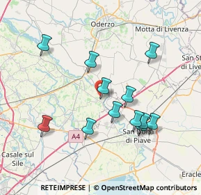 Mappa Via Isola, 31050 Zenson di Piave TV, Italia (7.03583)