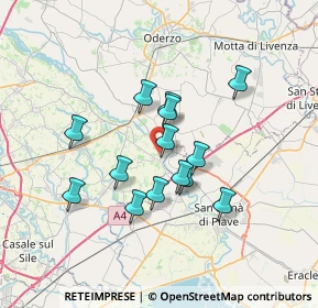 Mappa Via Isola, 31050 Zenson di Piave TV, Italia (5.59143)