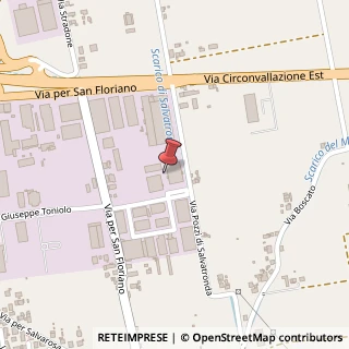 Mappa Via Giuseppe Corazzin, 23, 31033 Castelfranco Veneto, Treviso (Veneto)