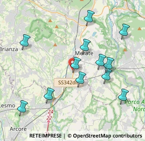 Mappa Via Alessandro Manzoni, 23875 Osnago LC, Italia (4.0925)