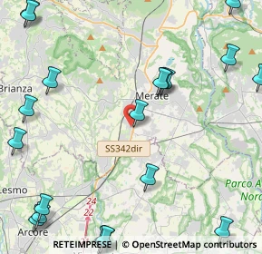 Mappa Via Alessandro Manzoni, 23875 Osnago LC, Italia (6.3275)