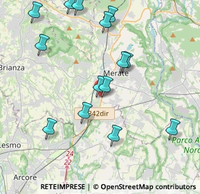 Mappa Via Alessandro Manzoni, 23875 Osnago LC, Italia (4.31071)