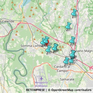 Mappa Via Roma, 21010 Arsago Seprio VA, Italia (3.58667)