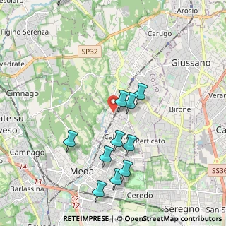 Mappa Via Roma, 22066 Mariano Comense CO, Italia (2.08636)