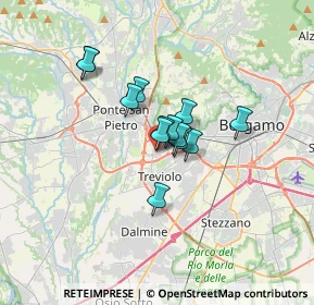 Mappa Le Cucine Di, 24035 Curno BG, Italia (2.09231)