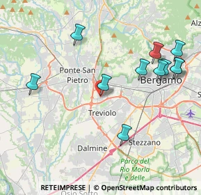 Mappa Le Cucine Di, 24035 Curno BG, Italia (4.45818)