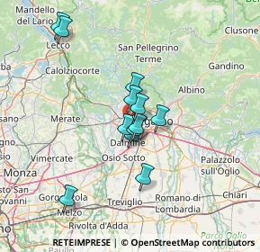 Mappa Le Cucine Di, 24035 Curno BG, Italia (10.735)
