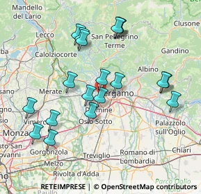 Mappa Le Cucine Di, 24035 Curno BG, Italia (15.26579)