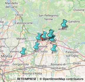 Mappa Le Cucine Di, 24035 Curno BG, Italia (9.00636)