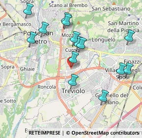 Mappa Le Cucine Di, 24035 Curno BG, Italia (2.05786)