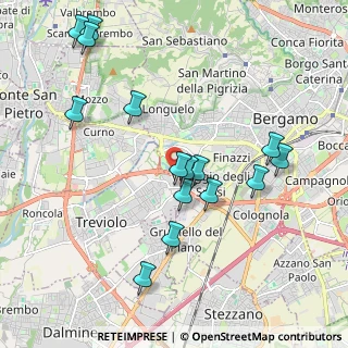 Mappa Via Leuceriano, 24048 Treviolo BG, Italia (2.072)