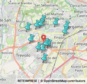 Mappa Via Leuceriano, 24048 Treviolo BG, Italia (1.37846)
