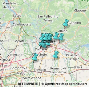 Mappa Via Leuceriano, 24048 Treviolo BG, Italia (6.77538)