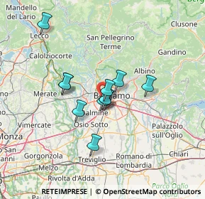 Mappa Via Leuceriano, 24048 Treviolo BG, Italia (9.77)