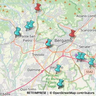 Mappa Via Leuceriano, 24048 Treviolo BG, Italia (5.61077)