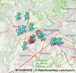 Mappa Via Leuceriano, 24048 Treviolo BG, Italia (3.05286)