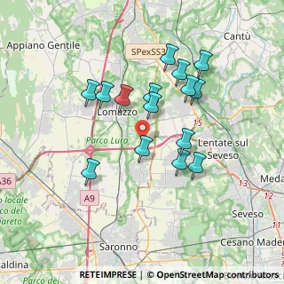 Mappa Via E. Mattei, 22070 Bregnano CO, Italia (3.198)