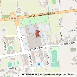 Mappa Via dei Carpani, 13, 31033 Castelfranco Veneto, Treviso (Veneto)