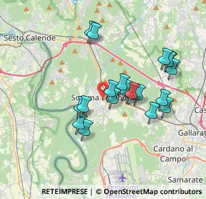 Mappa Via Francesco Campana, 21019 Somma Lombardo VA, Italia (3.166)