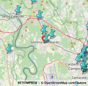 Mappa Via Francesco Campana, 21019 Somma Lombardo VA, Italia (6.37389)