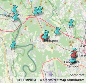 Mappa Via Francesco Campana, 21019 Somma Lombardo VA, Italia (4.618)