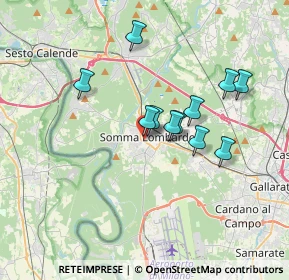 Mappa Via Francesco Campana, 21019 Somma Lombardo VA, Italia (2.85636)