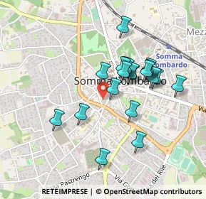 Mappa Via Francesco Campana, 21019 Somma Lombardo VA, Italia (0.384)