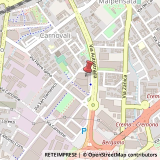 Mappa Via Pietro Spino, 88, 24126 Bergamo, Bergamo (Lombardia)