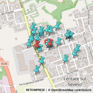 Mappa Via Sondrio, 20823 Lentate sul Seveso MB, Italia (0.16071)