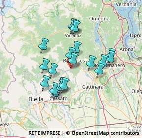 Mappa Viale Rimembranze, 13864 Crevacuore BI, Italia (11.8625)