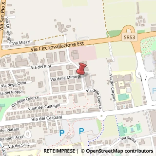 Mappa Via dei Faggi, 7, 31033 Castelfranco Veneto, Treviso (Veneto)