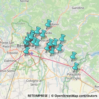 Mappa Via Pizzo Bernina, 24061 Albano Sant'Alessandro BG, Italia (5.9155)