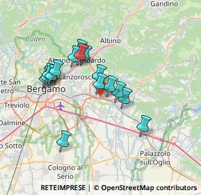 Mappa Via Pizzo Bernina, 24061 Albano Sant'Alessandro BG, Italia (5.98688)