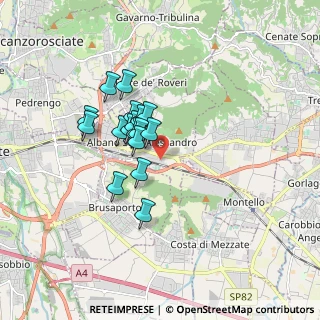 Mappa Via Pizzo Bernina, 24061 Albano Sant'Alessandro BG, Italia (1.27882)