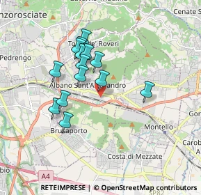 Mappa Via Pizzo Bernina, 24061 Albano Sant'Alessandro BG, Italia (1.49429)