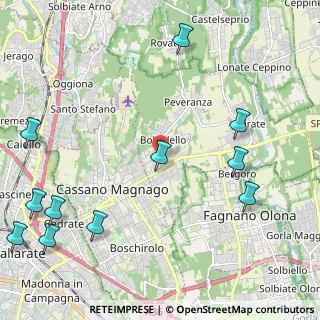 Mappa Via Madonnina, 21050 Cairate VA, Italia (2.94091)