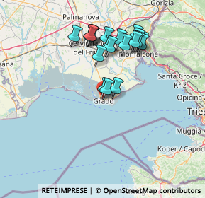 Mappa Via Giuseppe Garibaldi, 34073 Grado GO, Italia (13.4335)