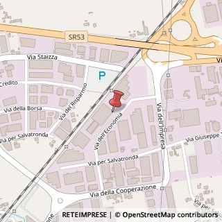 Mappa Via dell'Economia, 10, 31033 Castelfranco Veneto, Treviso (Veneto)