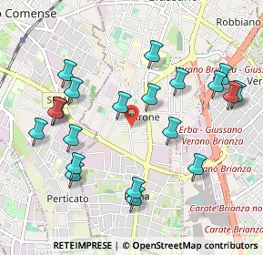 Mappa Via Francesco Petrarca, 20034 Giussano MB, Italia (1.066)