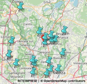 Mappa Via Francesco Petrarca, 20034 Giussano MB, Italia (8.741)