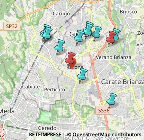 Mappa Via Francesco Petrarca, 20034 Giussano MB, Italia (1.77846)